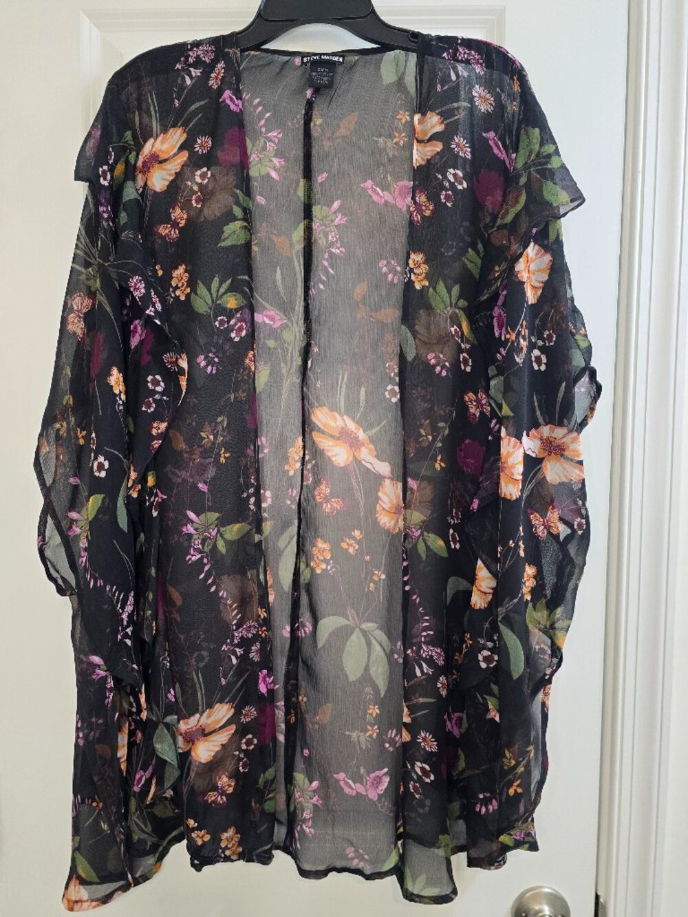 Steve Madden Floral Kimono - Sheer Boho